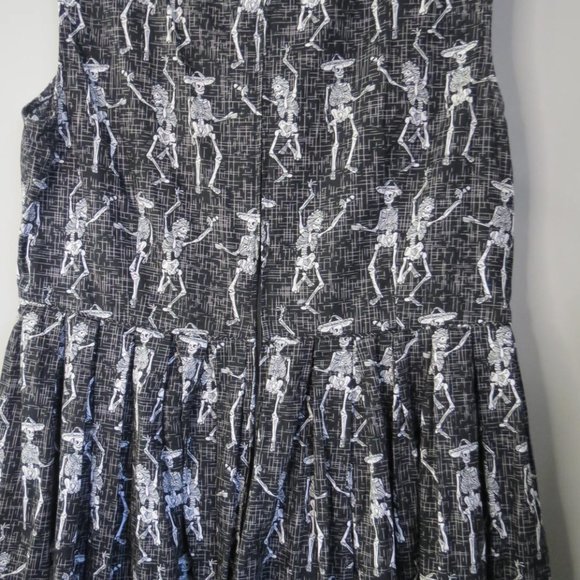 DANGERFIELD - SKELETON DRESS - COTTON - SIZE 12 - Picture 5 of 5